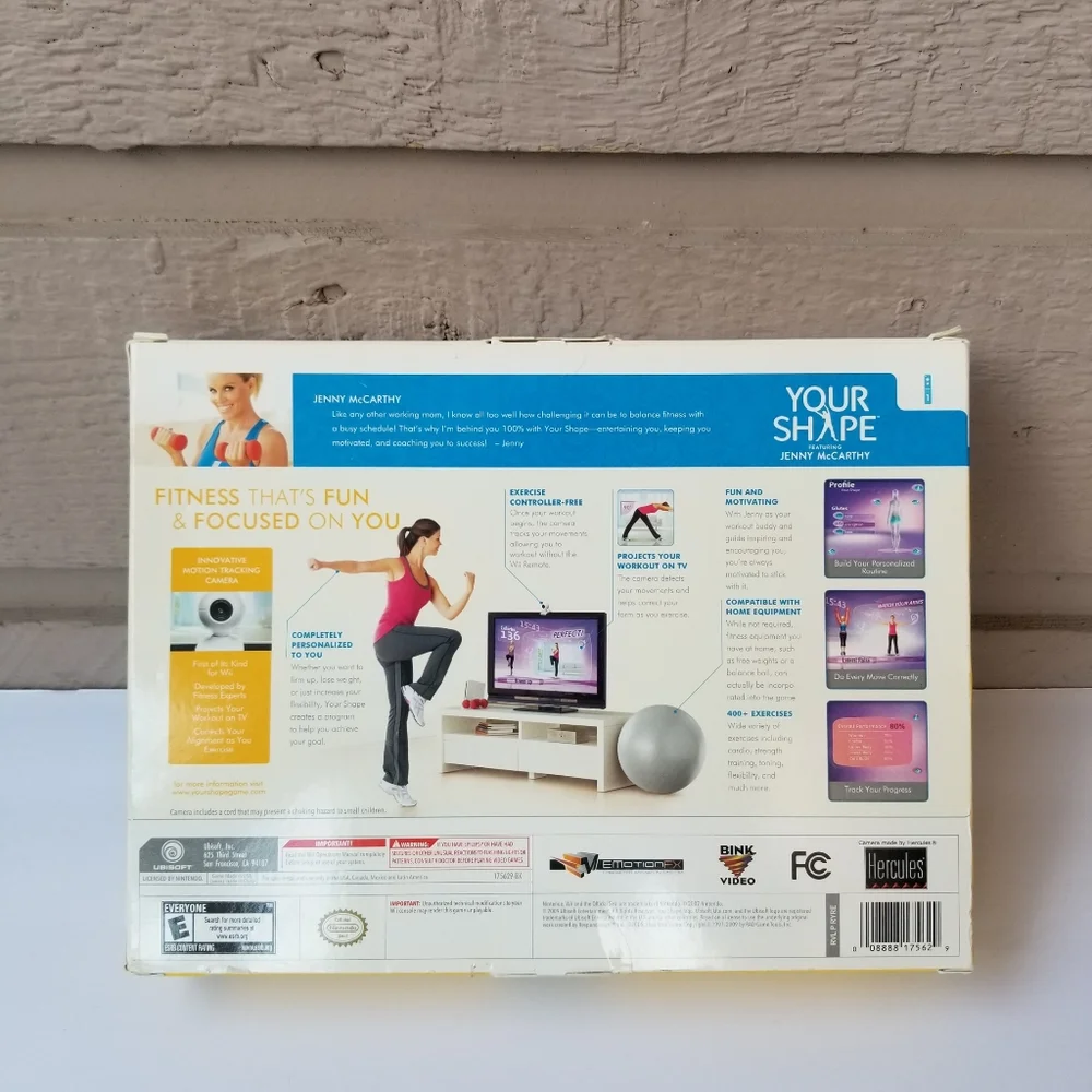 YOUR SHAPE W/CAMERA JENNY For Nintendo WII Brand New Sealed